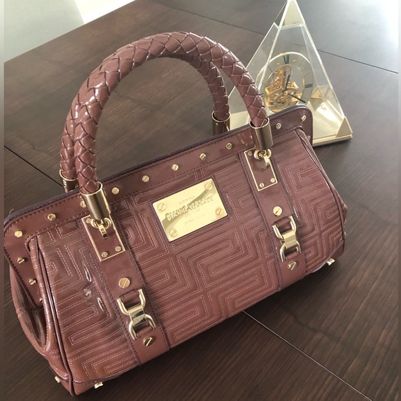 Brand New Gianni Versace Patent Leather Satchel - Picture 2 of 9